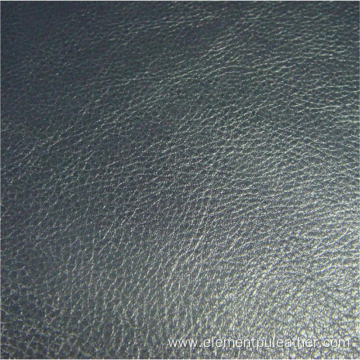 Black Elastic Water Based PU Leather For Pants